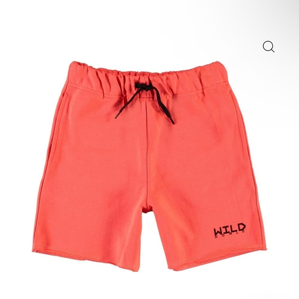 Kids Coral Shorts by Molo. Neon